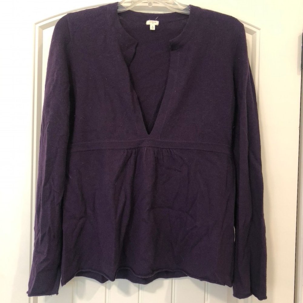 J Crew Deep V Sweater